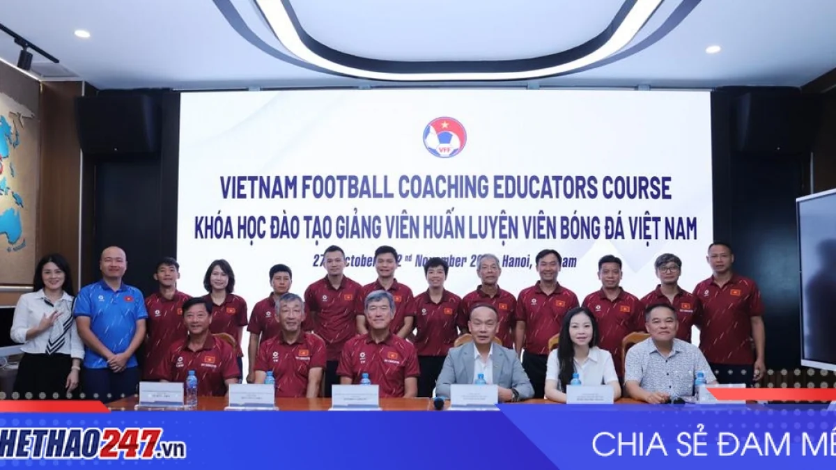 LĐBĐ Việt Nam khai mạc khóa đào tạo giảng viên HLV bóng đá quốc gia năm 2026